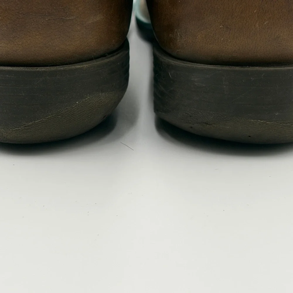 Ariat Kids Fatbaby Heritage Western Boots Size 1 Brown Turquoise Leather